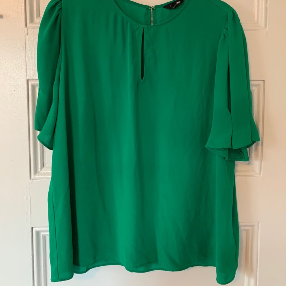 XL Emerald Green Blouse Express